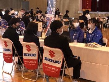 鹿屋農業高校の企業説明会に参加しました(^^♪